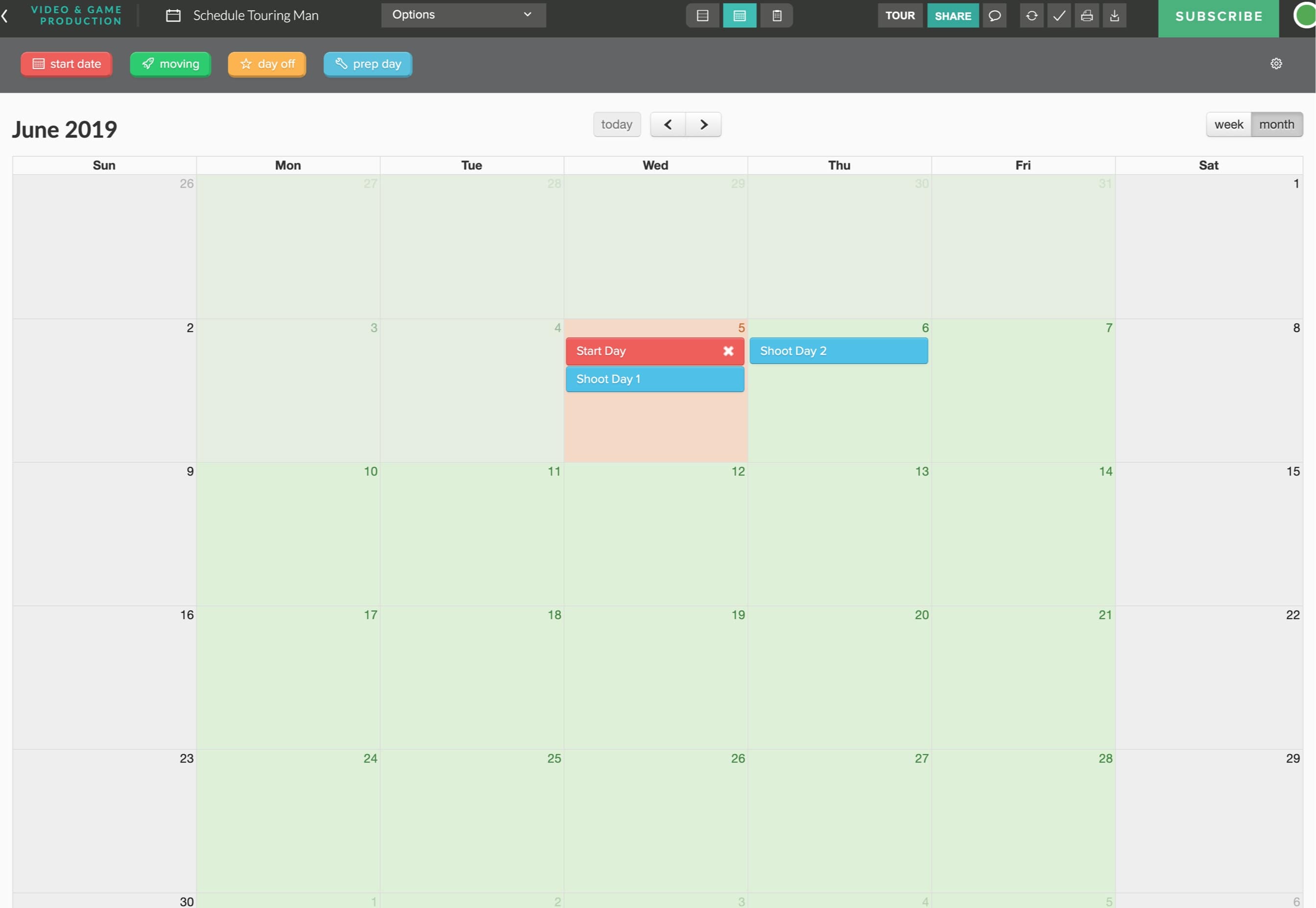 Best Alternative to Celtx - Production Calendar Best Alternative to Celtx - Production Calendar