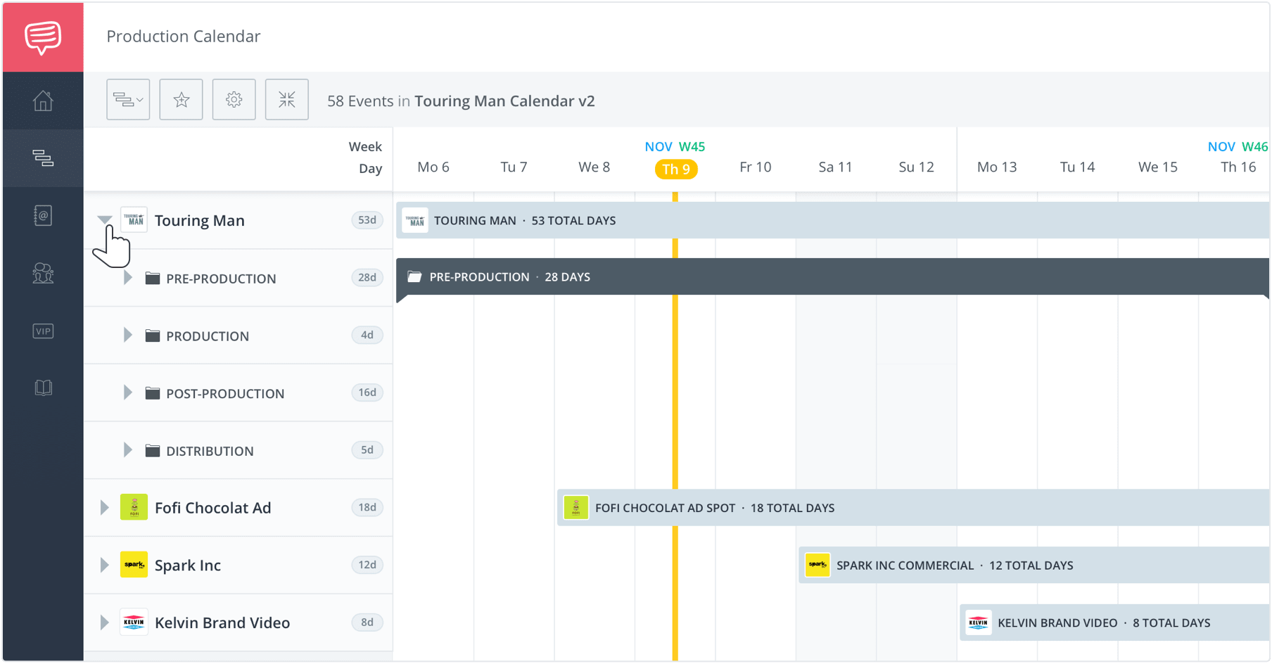 Film TV and Video Production Calendar - View Multiple Calendars on Single Page - StudioBinder Production Management Software Film TV and Video Production Calendar - View Multiple Calendars on Single Page - StudioBinder Production Management Software